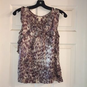J.Crew - silk sleeveless top - Size 0